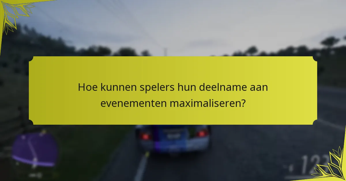 Hoe lang duren evenementen in Forza Horizon 5?
