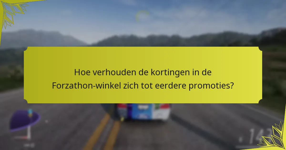 Welke strategieën kunnen aankopen tijdens de verkopen in de Forzathon-winkel maximaliseren?