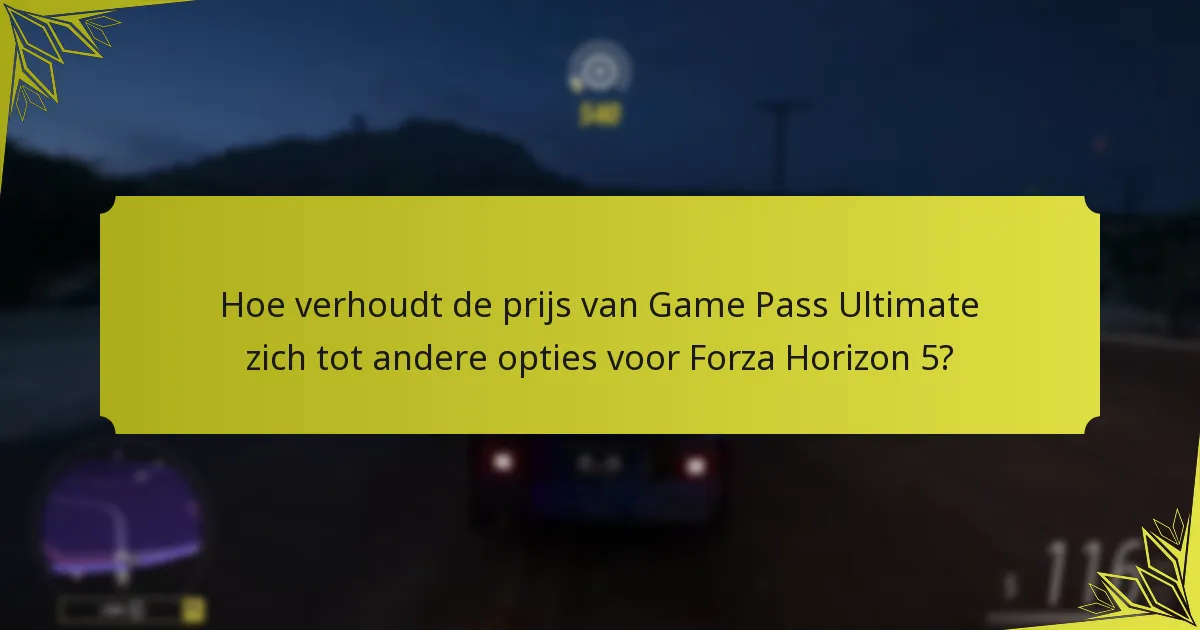 Hoe verbetert Game Pass Ultimate de betrokkenheid van spelers in Forza Horizon 5?
