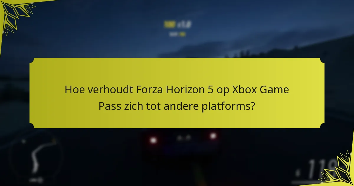 Hoe worden beloningen verdeeld in Forza Horizon 5 voor Xbox Game Pass-gebruikers?