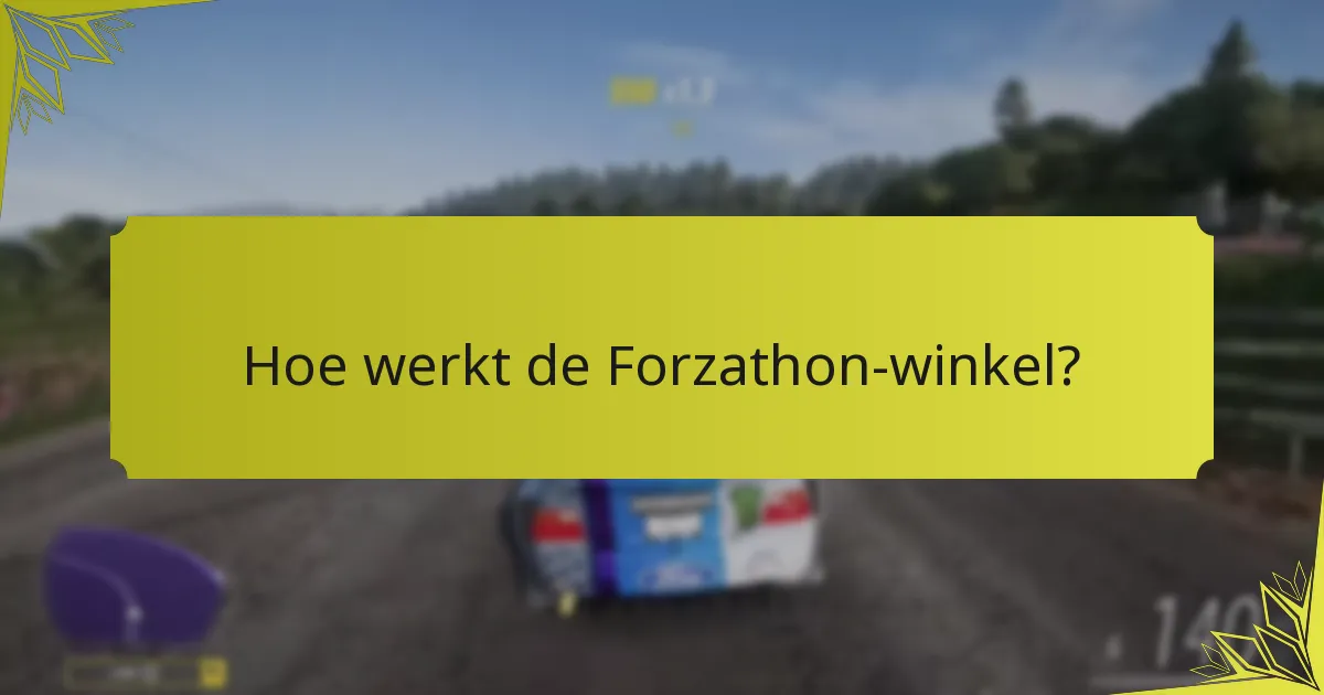 Hoe verbetert de Forzathon-winkel de betrokkenheid van spelers?