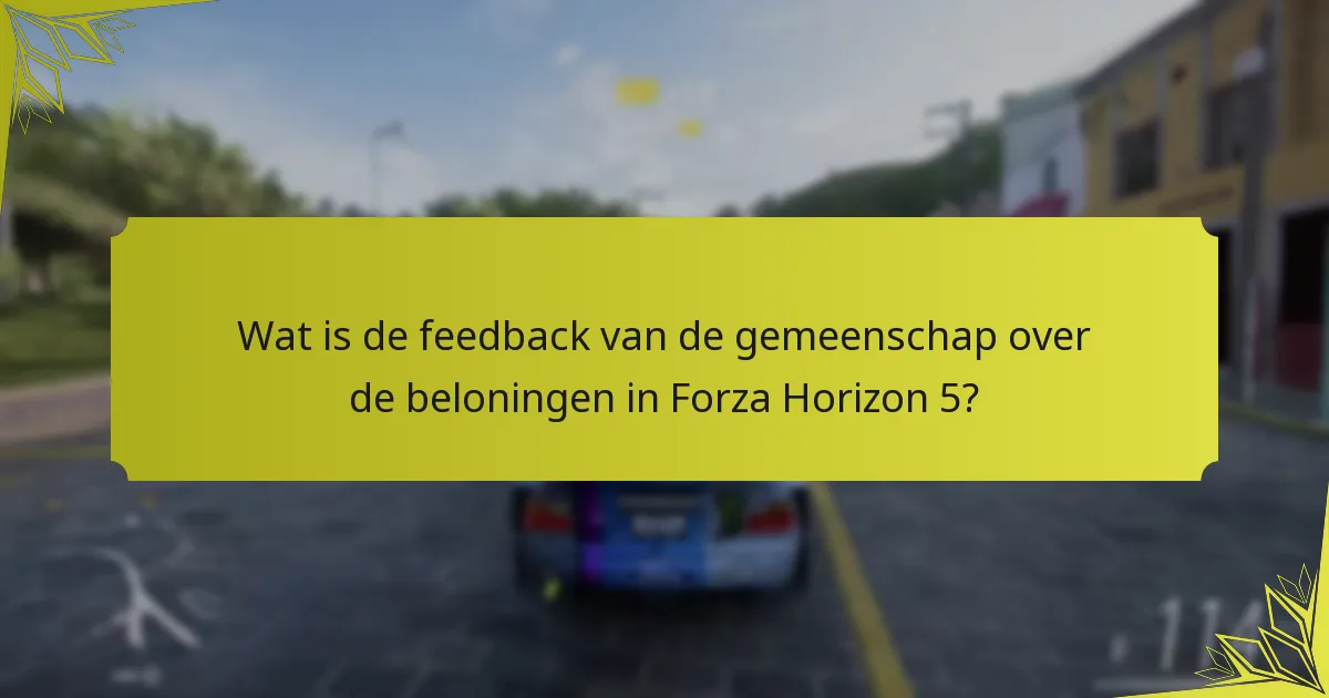 Welke trends ontstaan er in het beloningssysteem van Forza Horizon 5?