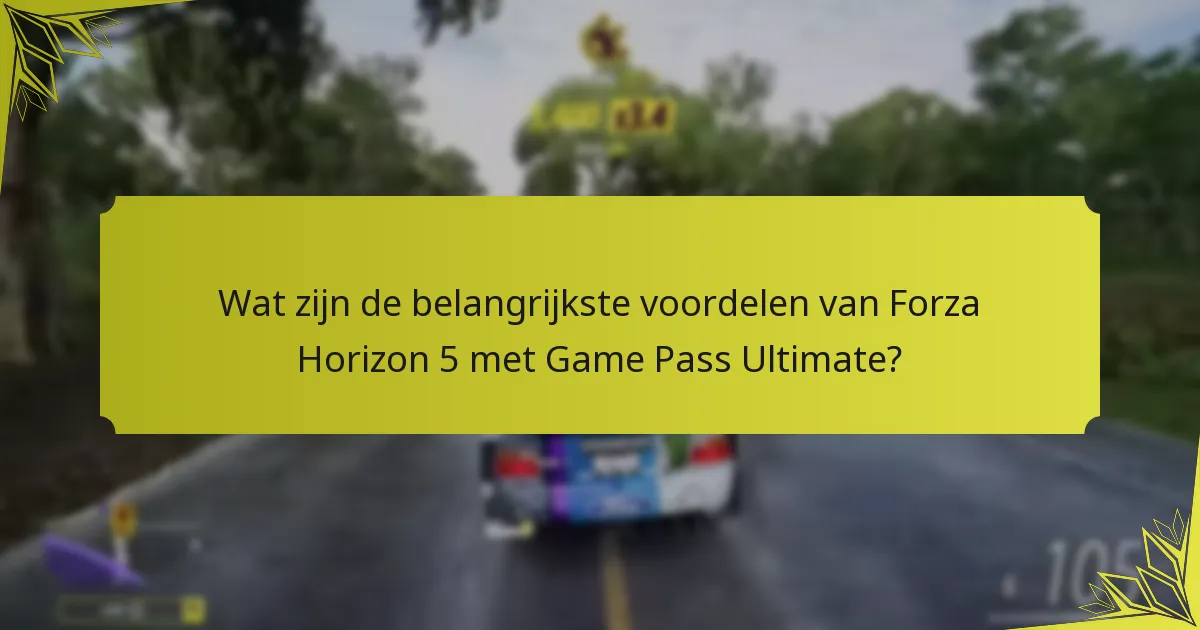 Hoe verhoudt de prijs van Game Pass Ultimate zich tot andere opties voor Forza Horizon 5?